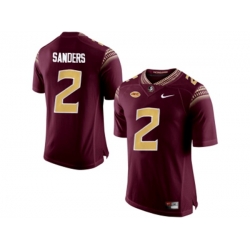 2016 Mens Florida State Seminoles Deion Sanders #2 College Football Limited Jersey - Red 2016 Mens Florida State Seminoles Deion Sanders #2 College Football Limited Jersey - Red