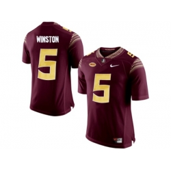 2016 Mens Florida State Seminoles Jameis Winston #5 College Football Limited Jersey - Red 2016 Mens Florida State Seminoles Jameis Winston #5 College Football Limited Jersey - Red