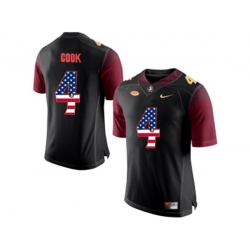 2016 US Flag Fashion-2016 Mens Florida State Seminoles Dalvin Cook #4 College Football Limited Jersey - Black 2016 US Flag Fashion-2016 Mens Florida State Seminoles Dalvin Cook #4 College Football Limited Jersey - Black
