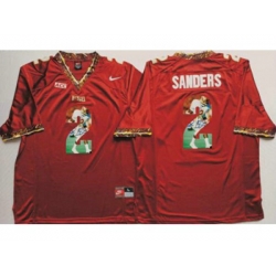 Florida State Seminoles #2 Deion Sanders Red Player Fashion Stitched NCAA Jersey Florida State Seminoles #2 Deion Sanders Red Player Fashion Stitched NCAA Jersey