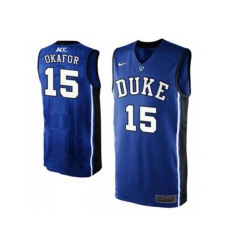Duke Blue Devils Jahlil Okafor #15 College Basketball Jersey - Duke Blue