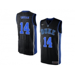 Mens Duke Blue Devils Brandon Ingram #14 V Neck College Basketball Elite Jersey - Black