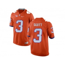 2016 Clemson Tigers Artavis Scott #3 College Football Limited Jersey - Orange 2016 Clemson Tigers Artavis Scott #3 College Football Limited Jersey - Orange