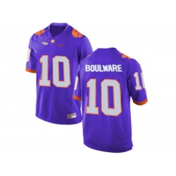 2016 Clemson Tigers Ben Boulware #10 College Football Limited Jersey - Purple 2016 Clemson Tigers Ben Boulware #10 College Football Limited Jersey - Purple