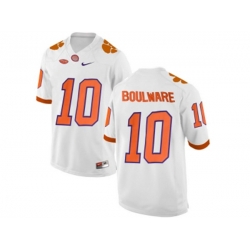 2016 Clemson Tigers Ben Boulware #10 College Football Limited Jersey - White 2016 Clemson Tigers Ben Boulware #10 College Football Limited Jersey - White