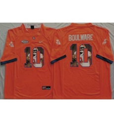 Clemson Tigers #10 Ben Boulware Orange Player Fashion Stitched NCAA Jersey