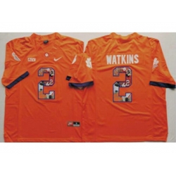 Clemson Tigers #2 Sammy Watkins Orange Player Fashion Stitched NCAA Jersey Clemson Tigers #2 Sammy Watkins Orange Player Fashion Stitched NCAA Jersey