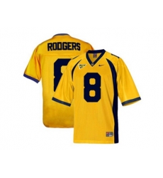 Mens California Golden Bears Aaron Rodgers #8 College Football Jersey - Gold