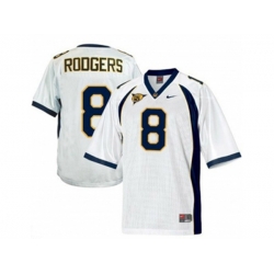 Mens California Golden Bears Aaron Rodgers #8 College Football Jersey - White Mens California Golden Bears Aaron Rodgers #8 College Football Jersey - White