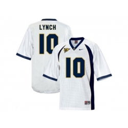 Mens California Golden Bears Marshawn Lynch #10 College Football Jersey - White Mens California Golden Bears Marshawn Lynch #10 College Football Jersey - White