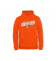 Bowling Green St. Falcons Double Bar Pullover Hoodie Orange