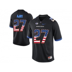 2016 US Flag Fashion Mens Boise State Broncos Jay Ajayi #27 College Football Jerseys - Black 2016 US Flag Fashion Mens Boise State Broncos Jay Ajayi #27 College Football Jerseys - Black