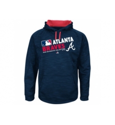 Atlanta Braves Authentic Collection Navy Team Choice Streak Hoodie