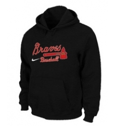 Atlanta Braves Pullover Hoodie Black
