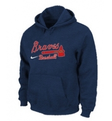 Atlanta Braves Pullover Hoodie D.Blue