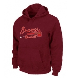 Atlanta Braves Pullover Hoodie RED