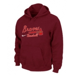 Atlanta Braves Pullover Hoodie RED Atlanta Braves Pullover Hoodie RED
