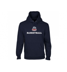 Belmont Bruins Custom Sport Logo Applique Pullover Hoodie Navy Blue
