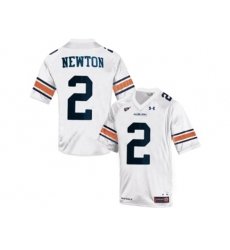 Mens Under Armour Cam Newton #2 Auburn Tigers College Football Throwback Jersey - White