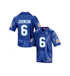 Mens Under Armour Jeremy Johnson #6 Auburn Tigers College Football Jersey - Navy Blue