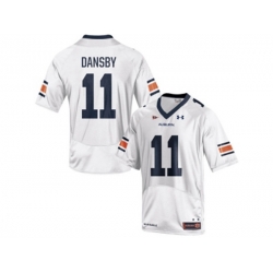 Mens Under Armour Karlos Dansby #11 Auburn Tigers College Football Jersey - White
