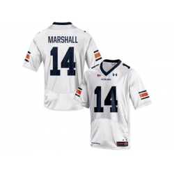 Mens Under Armour Nick Marshall #14 Auburn Tigers College Football Jersey - White