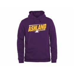 Ashland Eagles Double Bar Pullover Hoodie Purple