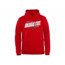 Arkansas State Red Wolves Double Bar Pullover Hoodie Red