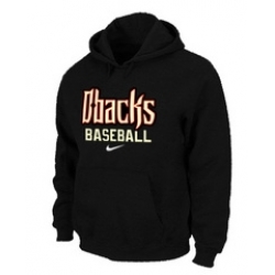 Arizona Diamondbacks Crimson Pullover Hoodie Black