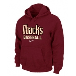 Arizona Diamondbacks Crimson Pullover Hoodie RED