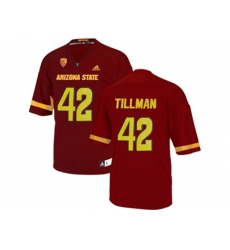 Mens Arizona State Sun Devils Pat Tillman #42 College Football Jersey - Maroon