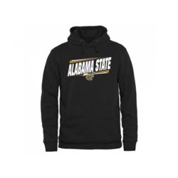 Alabama State Hornets Double Bar Pullover Hoodie Black Alabama State Hornets Double Bar Pullover Hoodie Black