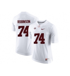 2016 Alabama Crimson Tide Cam Robinson #74 College Football Limited Jersey - White