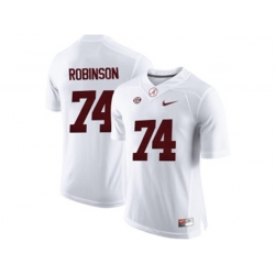 2016 Alabama Crimson Tide Cam Robinson #74 College Football Limited Jersey - White