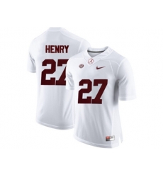 2016 Alabama Crimson Tide Derrick Henry #27 College Football Limited Jersey - White
