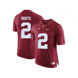 2016 Alabama Crimson Tide Jalen Hurts #2 College Football Limited Jerseys - Crimson