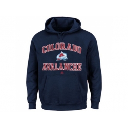 Colorado Avalanche Majestic Navy Blue Heart & Soul Hoodie Colorado Avalanche Majestic Navy Blue Heart & Soul Hoodie