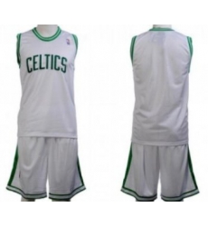 Boston Celtics Blank White Suit