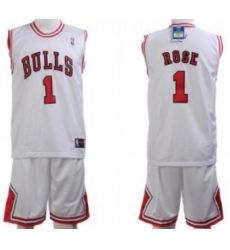 Chicago Bulls #1 Rose White Suit