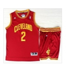 Cleveland Cavaliers #2 kyrie irving red[revolution 30 swingman Suits]