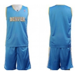 Denver Nuggets Blank Light Blue Suit
