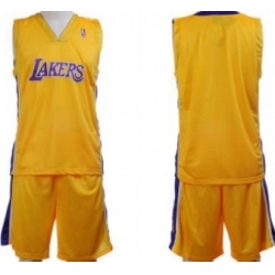 Los Angeles Lakers Blank Yellow Suit