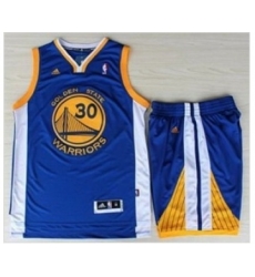 nba golden state warriors #30 curry blue[revolution 30 swingman Suits]