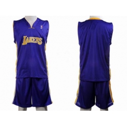 nba los angeles lakers blank purple(suit)