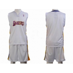 nba los angeles lakers blank white(suit)