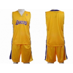 nba los angeles lakers blank yellow(suit)