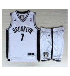 nba new jersey nets #7 joe johnson white[revolution 30 swingman Suits]