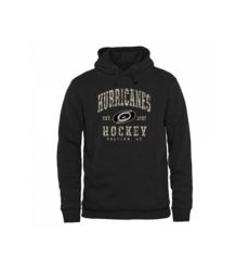 Carolina Hurricanes Black Camo Stack Pullover Hoodie