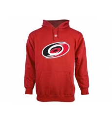 Carolina Hurricanes Red Old Time Hockey Big Logo with Crest Pullover Hoodie