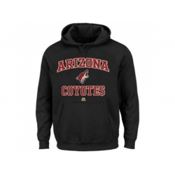 Arizona Coyotes Majestic Black Heart & Soul Hoodie